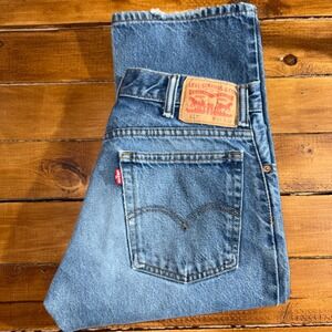 Levi's 517 Bootcut Jeans Men's 32x32 Blue Denim Cowboy Workwear Worn